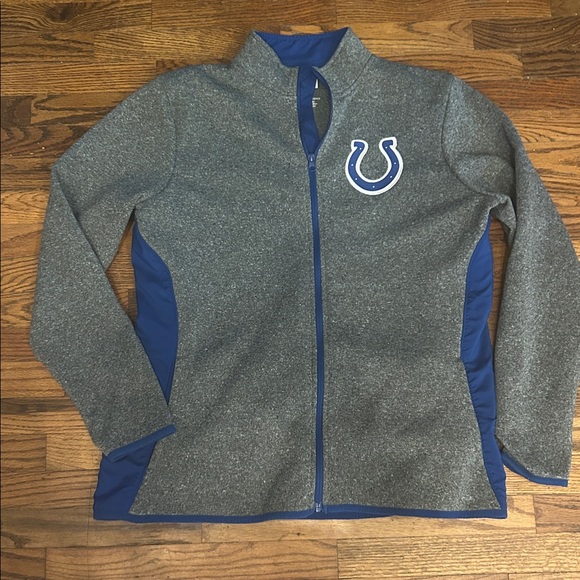 NFL Team Apparel Women's Gray and Blue Jacket - Picture 1 of 4